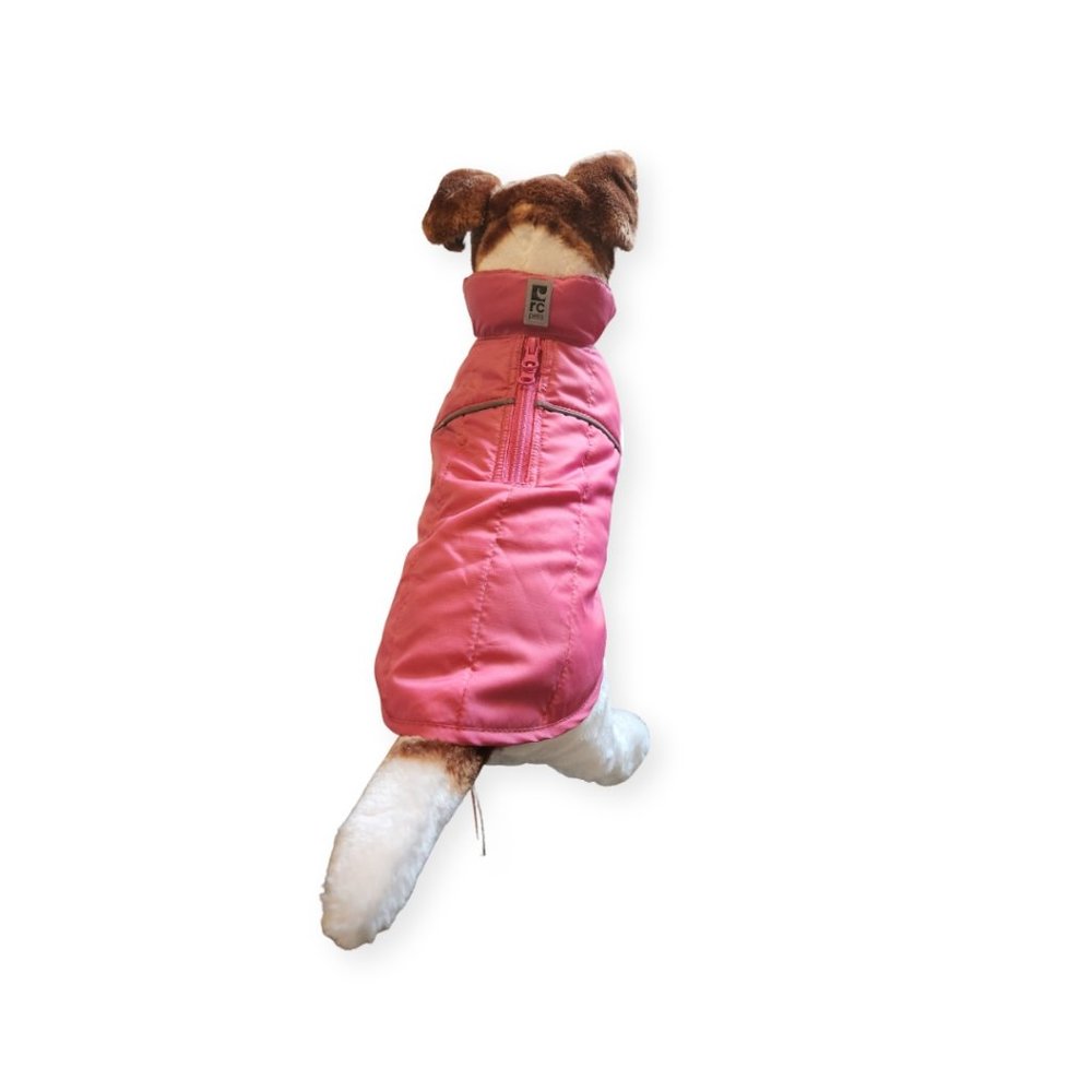 RC PETS STRATUS PUFFER DOG COAT XS ROSE GRAY
